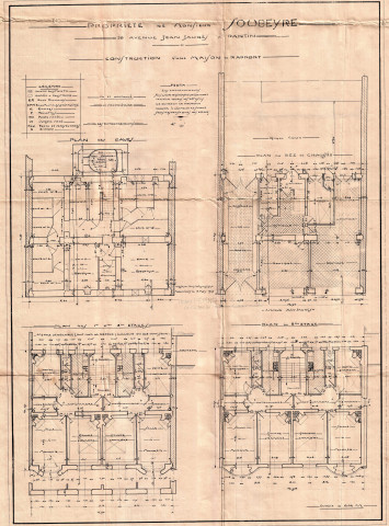 38 avenue Jean-Jaurès : permis de construire.