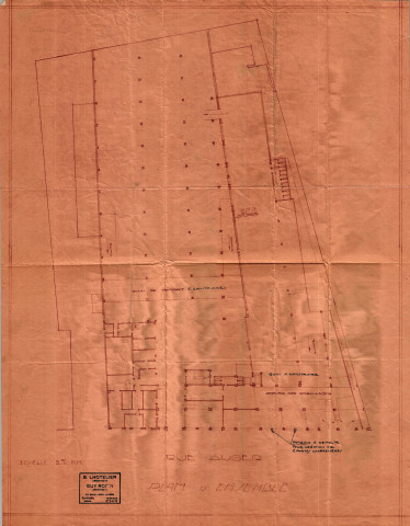 23 rue Auger, projet de construction : permis de construire.