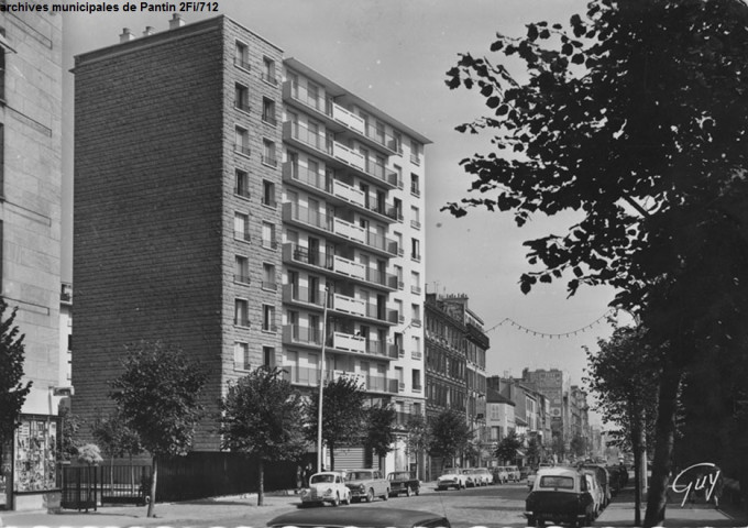 L'immeuble du 101 de la rue de Paris.
