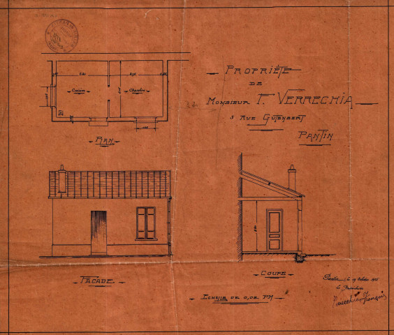 5 rue Gutenberg : permis de construire.