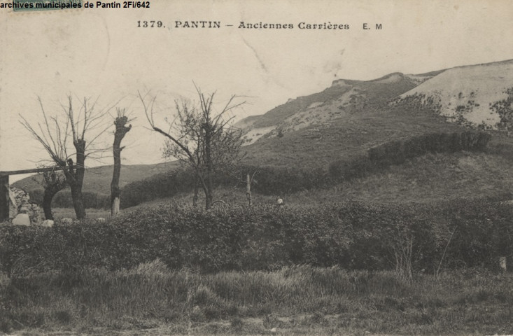 1379. Pantin - Anciennes carrières.