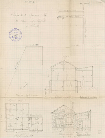 27 rue Cécile-Faguet : permis de construire.
