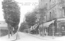 Rue de l'Alliance : reproduction d'une carte postale.