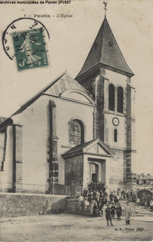 8. Pantin - L'église (église Saint-Germain).