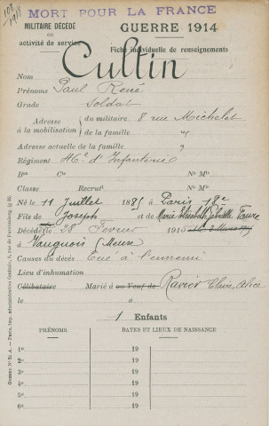 CULTIN Paul René