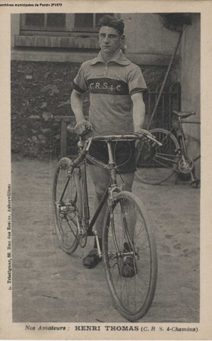 Nos amateurs : Henri Thomas (C.R.S. Quatre-Chemins).