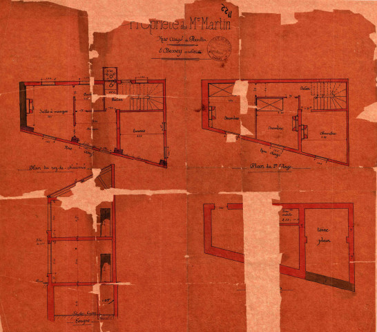 13 rue Auger : permis de construire.