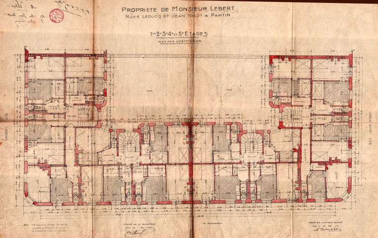 8-10 rue Jean-Nicot et 5-7 rue Théophile-Leducq : permis de construire.