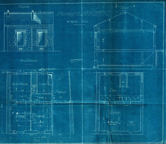 5 bis rue Michelet, construction d'un pavillon d'habitation : permis de construire.