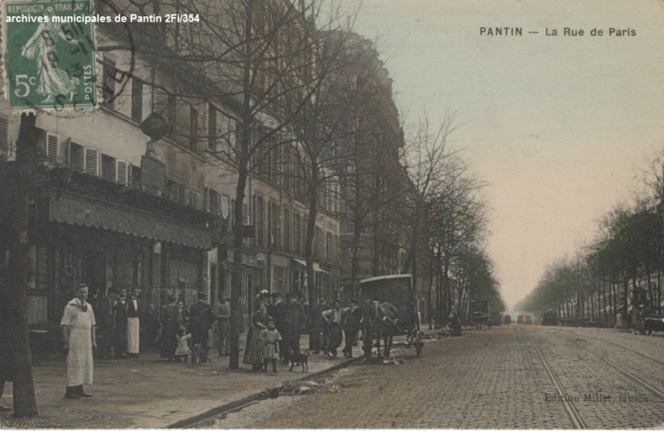 Pantin - La rue de Paris.