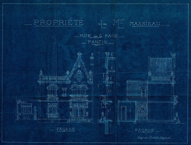 21 rue de la Paix, construction d'un pavillon d'habitation : permis de construire.