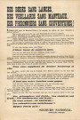 « Des bébés sans langes... Des vieillards sans manteaux... Des prisonniers sans couvertures ! Entendez l´appel du Secours national ! » : affiche.