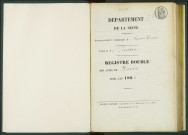 Commune de Pantin : registre des actes de décès.