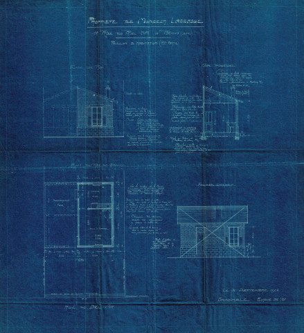 18 rue du Bel-Air, projet de construction d'un pavillon d'habitation : permis de construire.