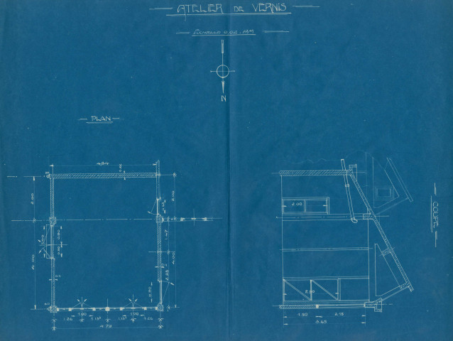 17 rue Méhul, agrandissement d'un atelier de vernis : permis de construire.