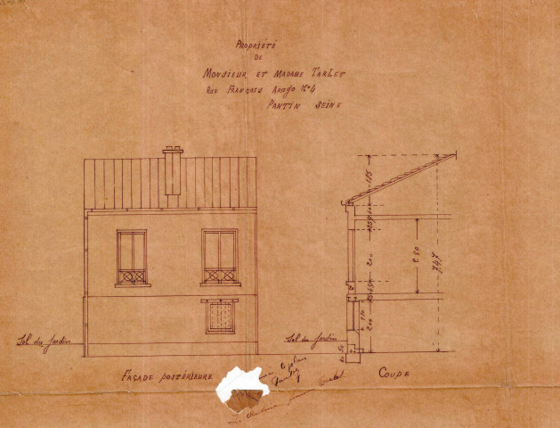 4 rue François-Arago : permis de construire.