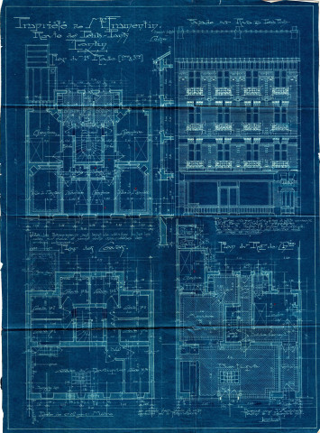 162 avenue du Général-Leclerc [ancienne route des Petits-Ponts] : permis de construire.