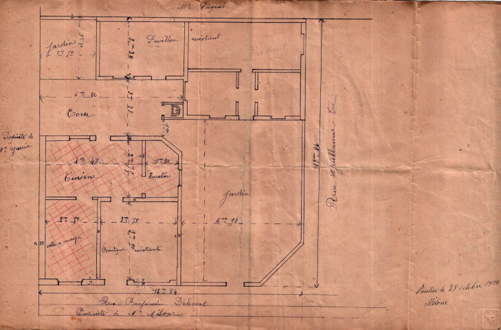 65 rue Benjamin-Delessert et rue Guillaume-Tel : permis de construire.