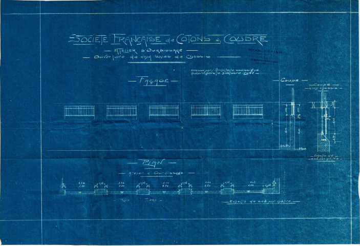 Rue Condorcet [ancienne rue Blanche], ouverture de baies sur un atelier : permis de construire.