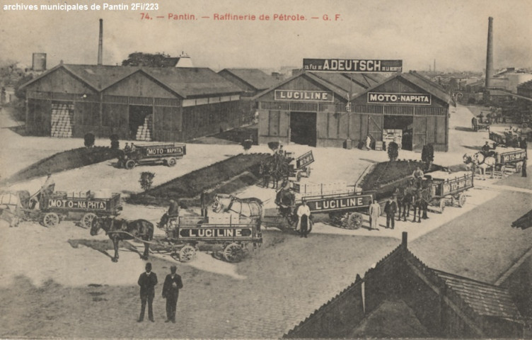 74. Pantin - Raffinerie de pétrole (A. Deutsch).