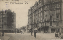 4138. Pantin - Place de l'Église et rue Victor-Hugo.