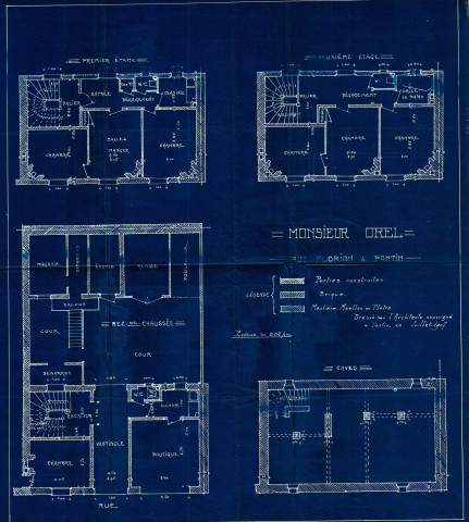 1 rue Florian et 40 rue Hoche : permis de construire.