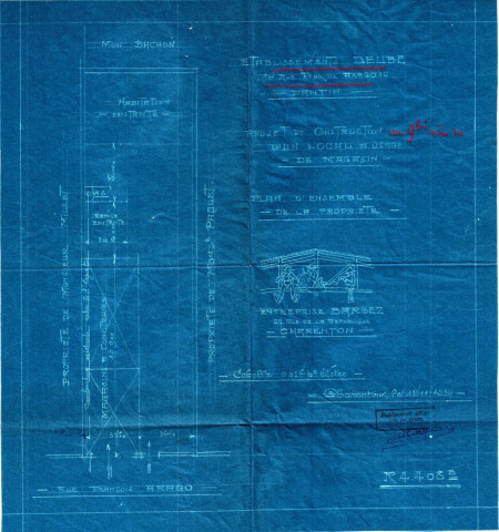 9 bis rue François-Arago, construction d'un local à usage de magasin : permis de construire.