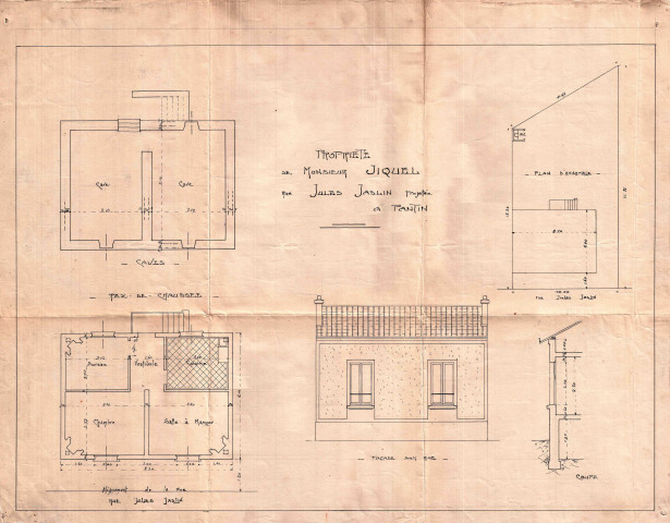 3 rue Jules-Jaslin, construction d'un pavillon : permis de construire.