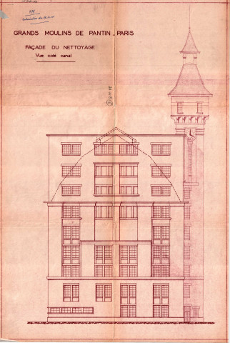 9 rue du Débarcadère, construction de nouveaux silos dans le magasin à farines : permis de construire.