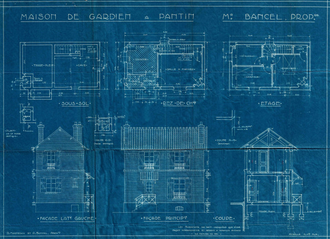 10 route de Noisy-le-Sec, construction d'une maison de gardien : permis de construire.