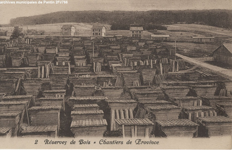 2. Réserves de bois - chantier de province (Félix Louis).