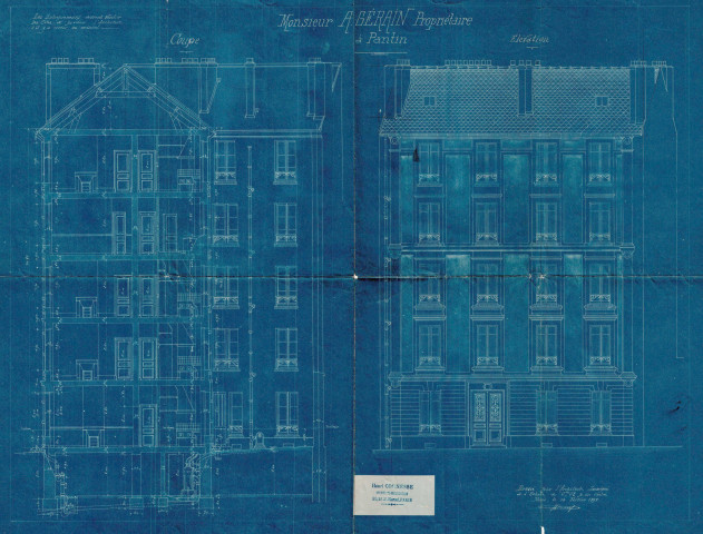 20 rue du Congo : permis de construire.