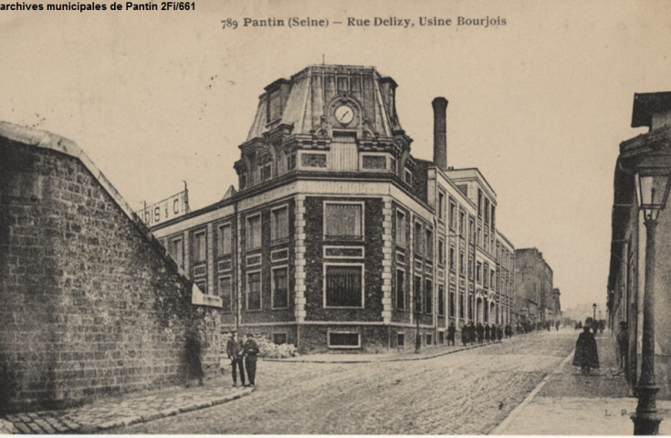 789. Pantin (Seine) - Rue Delizy, usine Bourjois.