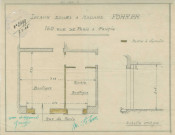 1 rue Palestro et 160 avenue Jean-Lolive [ancienne rue de Paris], agrandissement d'une boutique d'alimentation : permis de construire.