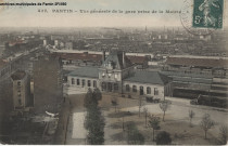 427. Pantin - Vue générale de la gare prise de la mairie.