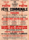 Fête communale : affiche.