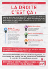 Élections régionales des 6 et 13 décembre 2015. - Premier tour : tract « En Seine-Saint-Denis, la droite c'est ça » du Parti socialiste.