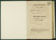 Commune de Pantin : registre des actes de mariage.