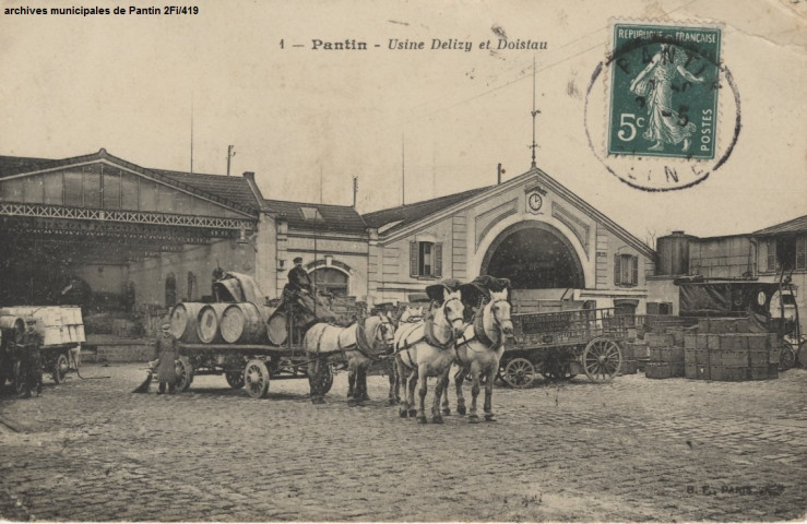 1. Pantin - Usine Delizy et Doistau.