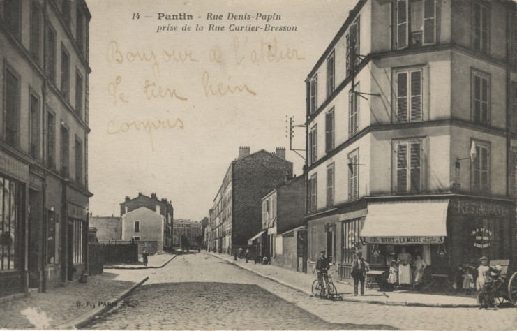 Vue sur la partie sud de la rue, vers 1903