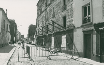 Démolition de l’immeuble sis 51 rue des Sept-Arpents en 1981