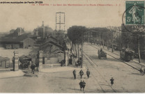 113. Pantin - La gare des marchandises et la route d'Aubervilliers.