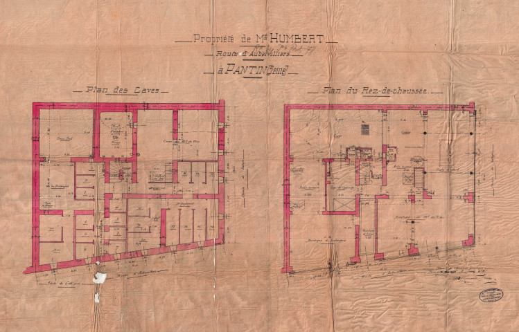 78 avenue du Général-Leclerc [ancienne route des Petits-Ponts] et quai de l'Ourcq : permis de construire.