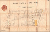 Rue du Général-Compans, 9 rue du Débarcadère et quai de l'Ourcq, construction d'un bâtiment sur le canal : permis de construire.