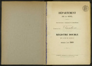 Commune de Pantin : registre des actes de mariage.