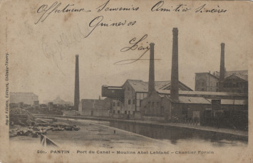 Les moulins au début du XXe siècle - 2Fi455 Carte postale des moulins au début du XXe siècle