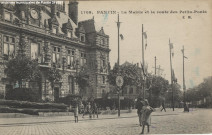 1709. Pantin - La mairie et la route des Petits-Ponts.