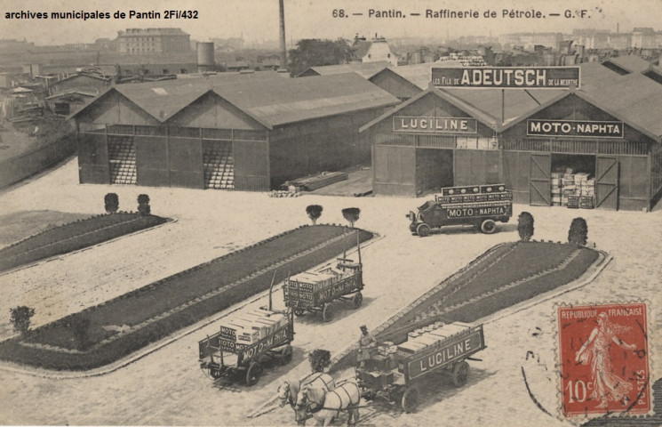 68. Pantin - Raffinerie de pétrole (A. Deutsch).