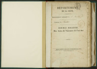 Commune de Pantin : registre des actes de naissance.