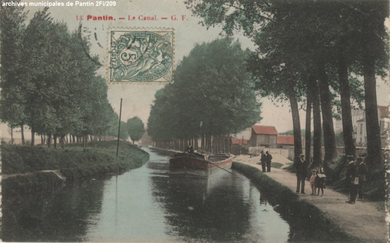 13. Pantin - Le canal.